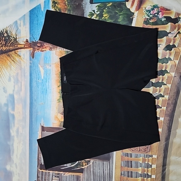 Theory Navalane Becker Black High Waisted Ankle Crop Skinny Fit Pants Size 0 - Picture 2 of 6